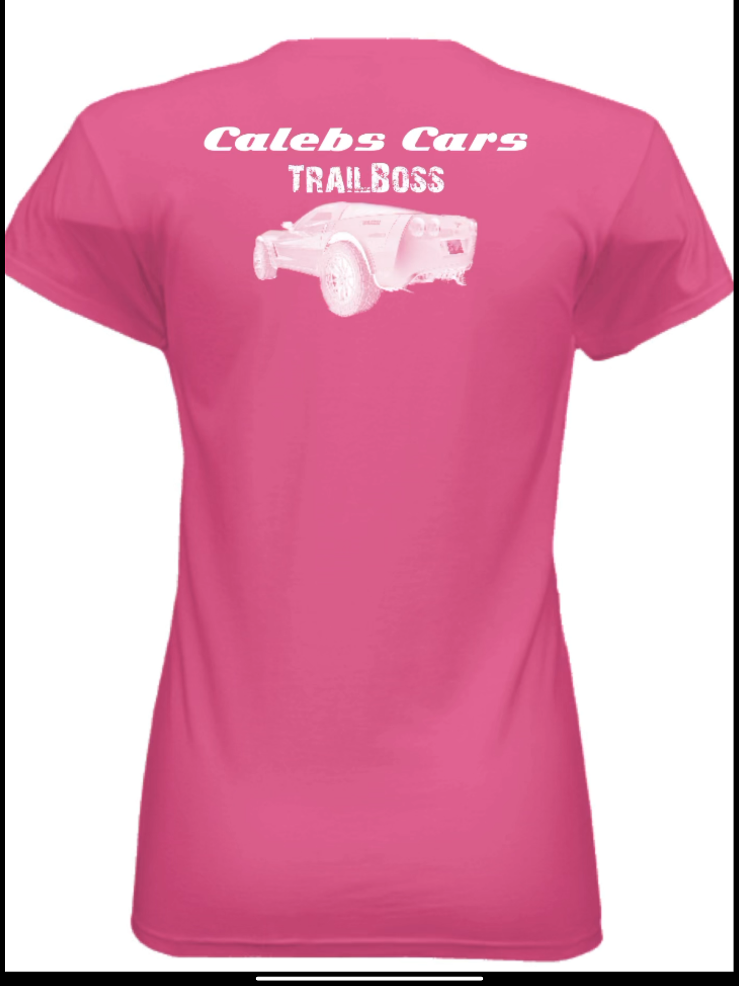 Pink CalebsCars T-shirt (Women’s)