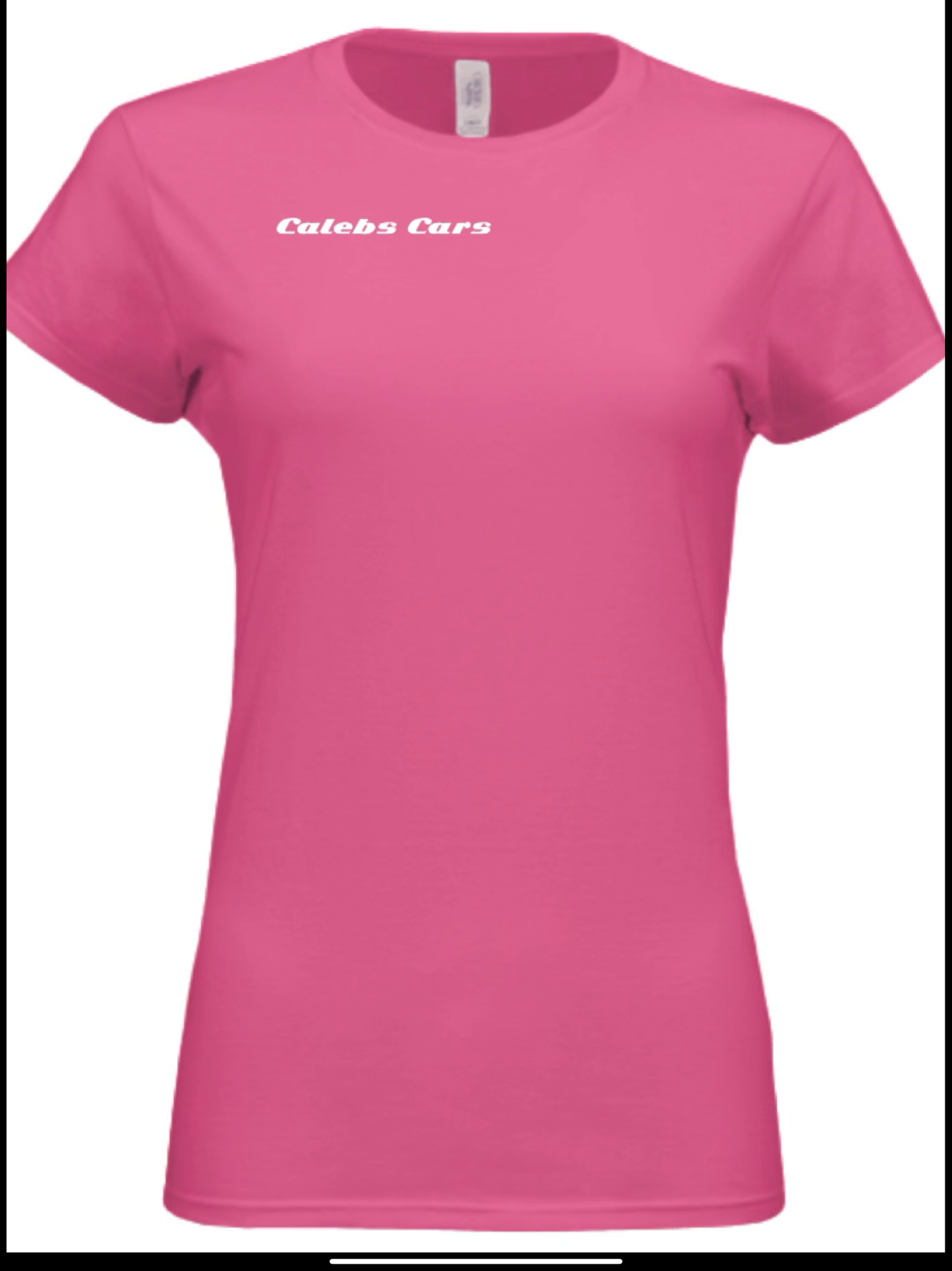 Pink CalebsCars T-shirt (Women’s)