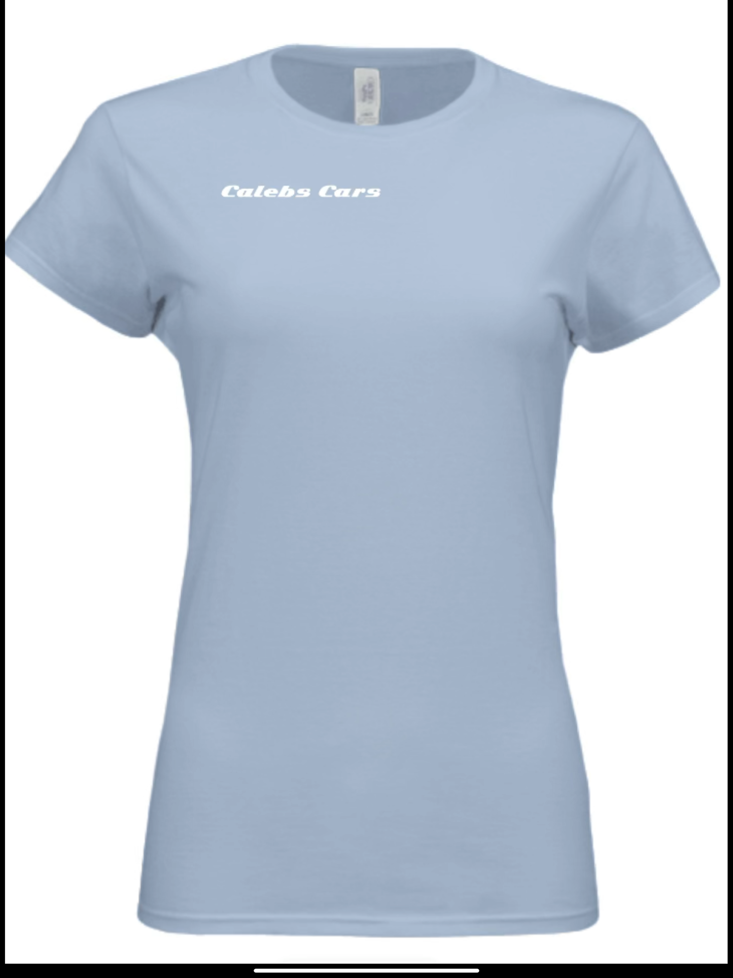 Light Blue CalebsCars T-Shirt (Women’s)