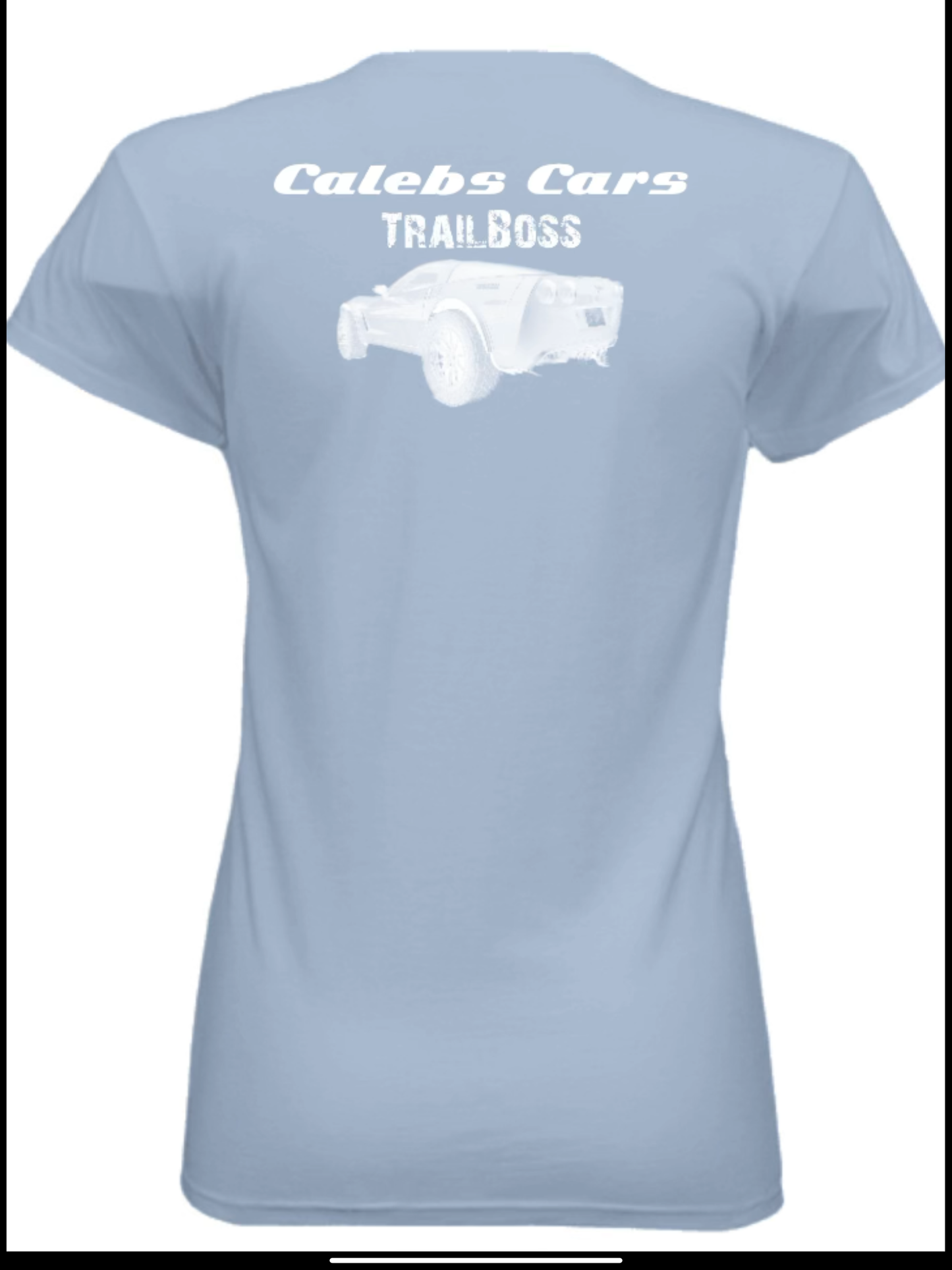 Light Blue CalebsCars T-Shirt (Women’s)