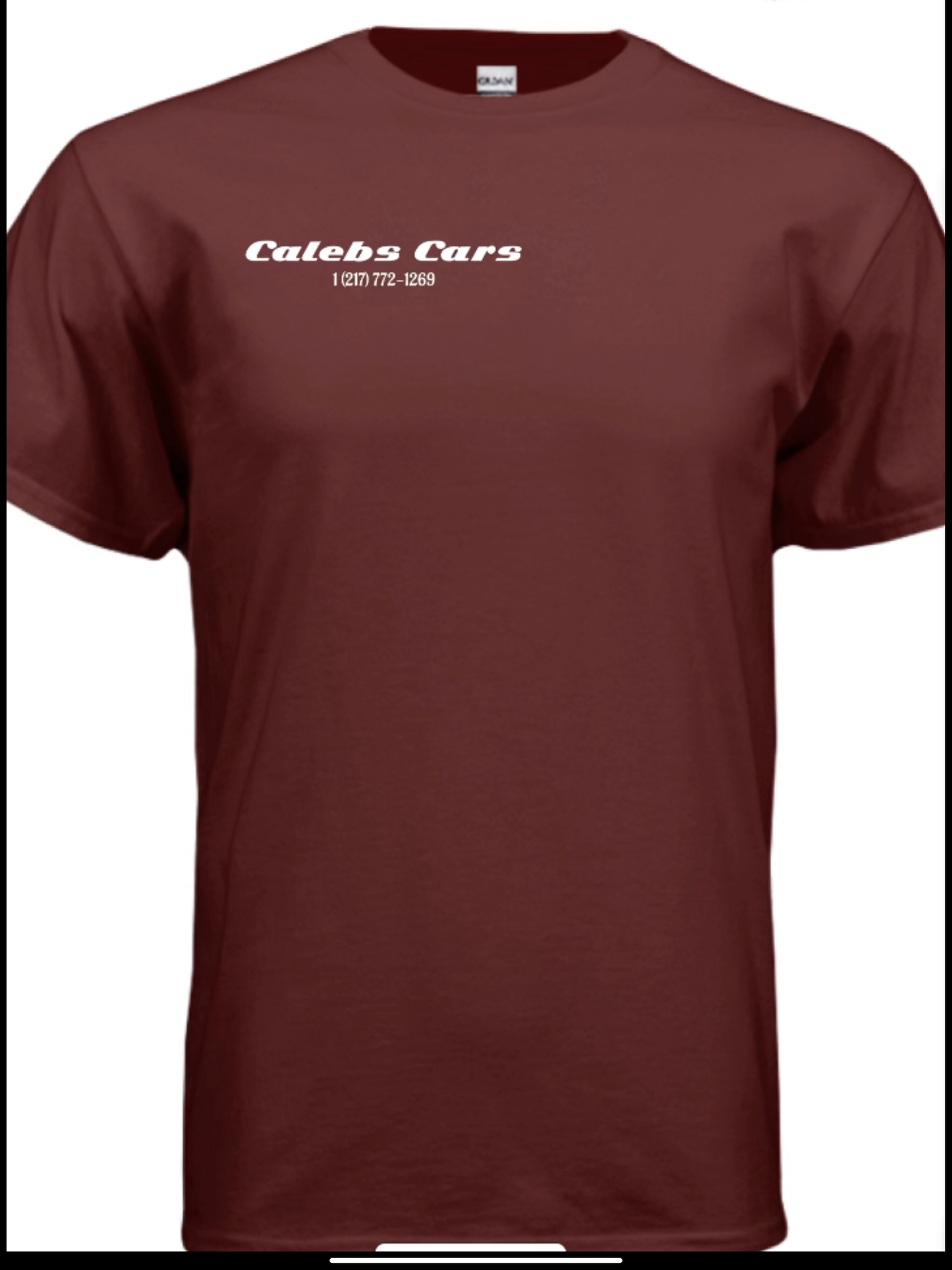 Maroon CalebsCars T-Shirt (Men’s)