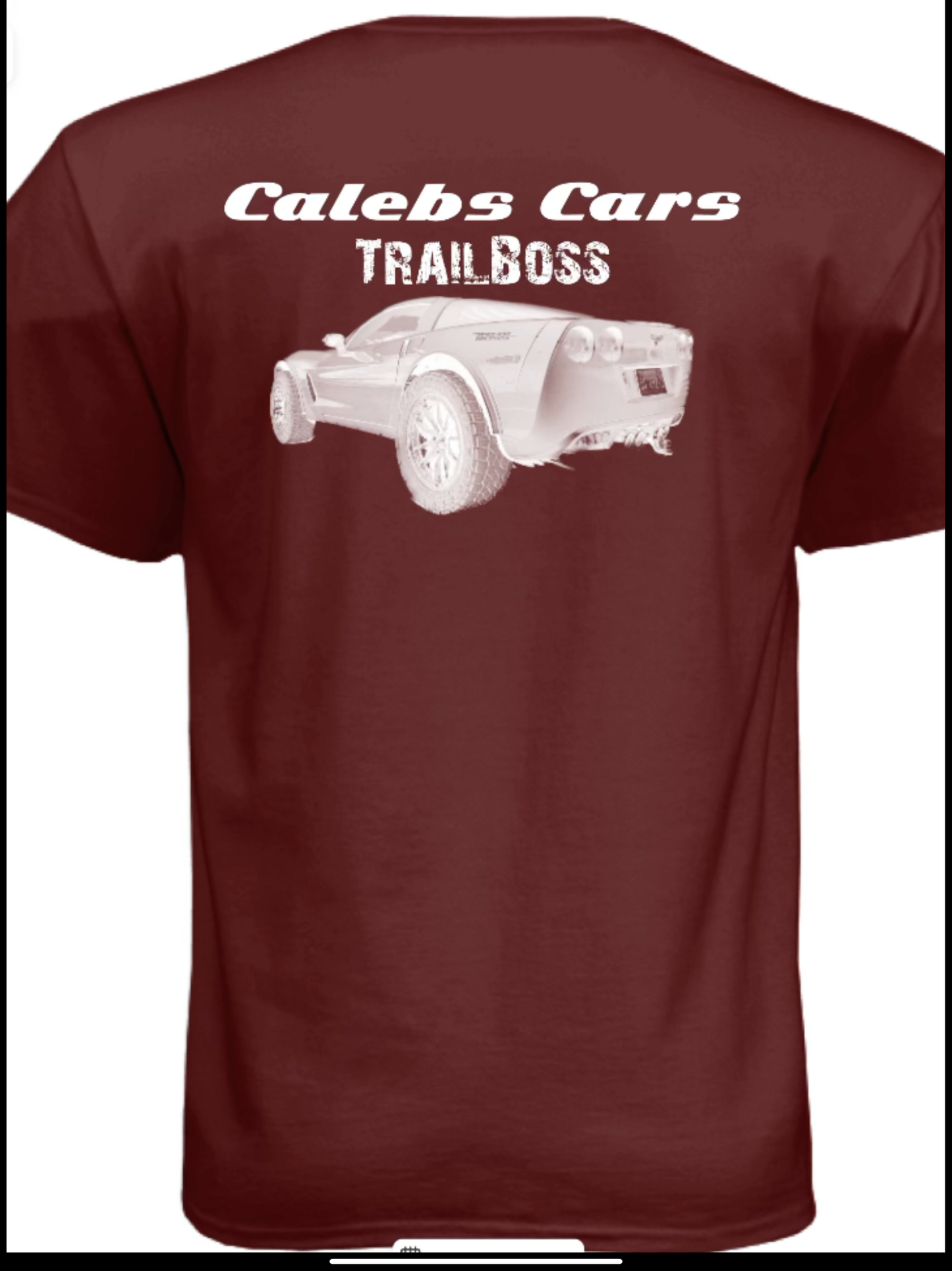 Maroon CalebsCars T-Shirt (Men’s)