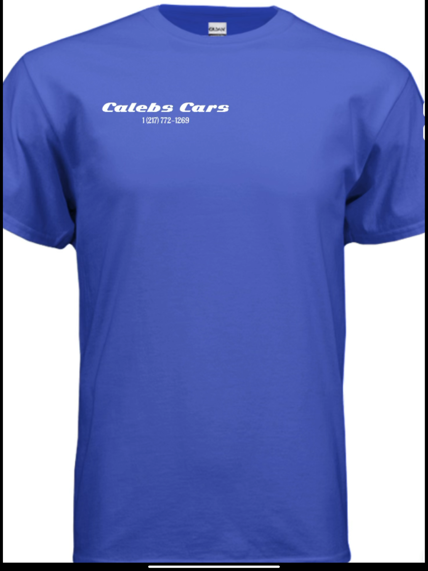 Royal Blue CalebsCars T-shirt (Men’s)